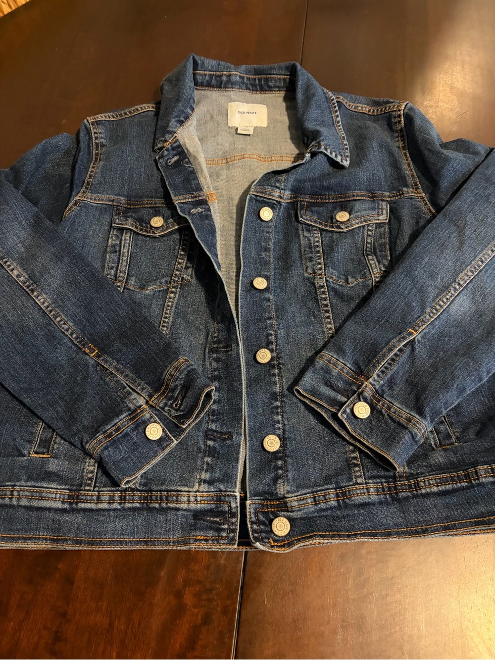 Old Navy Medium Blue Denim Jean Jacket